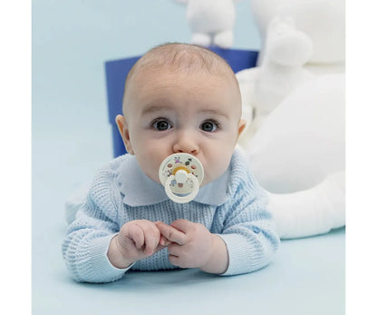 2 chupetas redondas BIBS x Moomin ivory mix