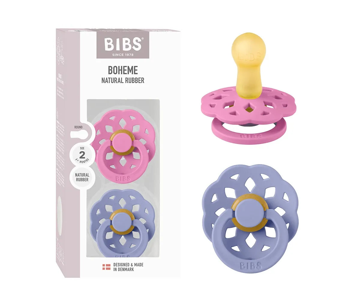 2 chupetas BIBS Boheme bubblegum | peri