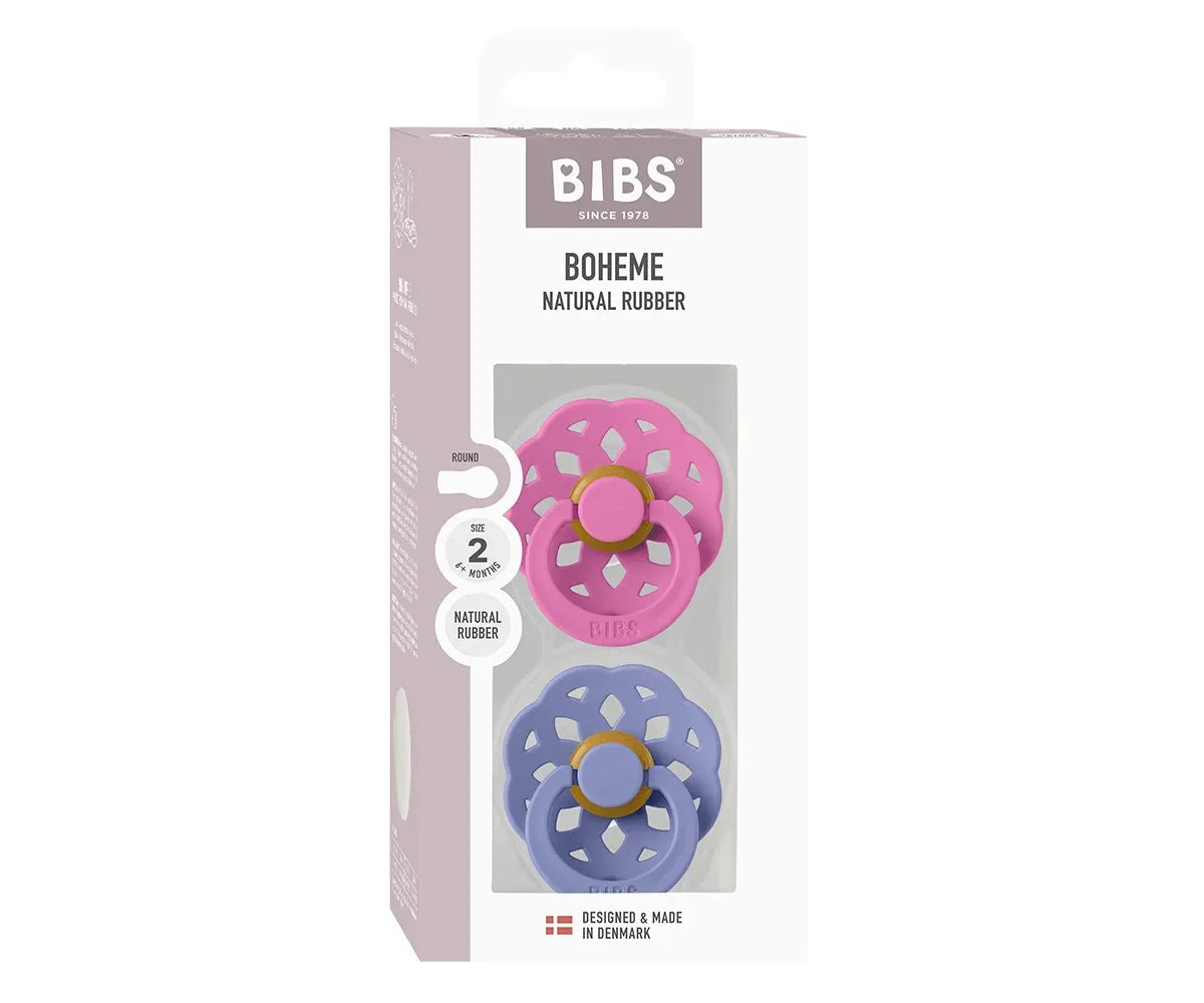 2 chupetas BIBS Boheme bubblegum | peri
