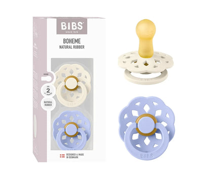 2 chupetas BIBS Boheme hush | ivory