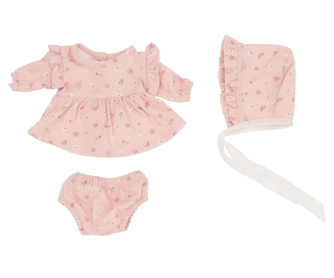 Boneca Koke + Vestido e chapéu Pink Flowers