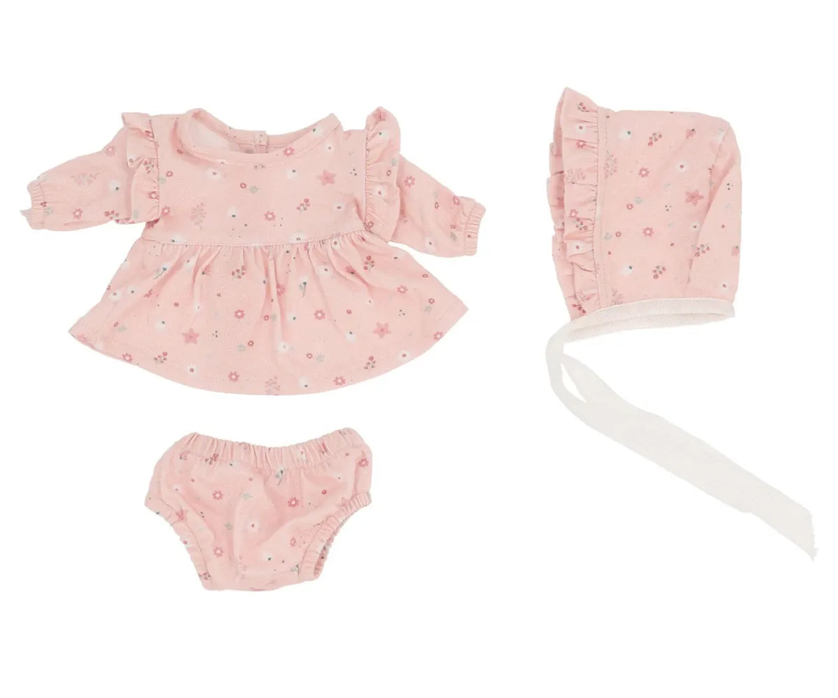 Boneca Koke + Vestido e chapéu Pink Flowers