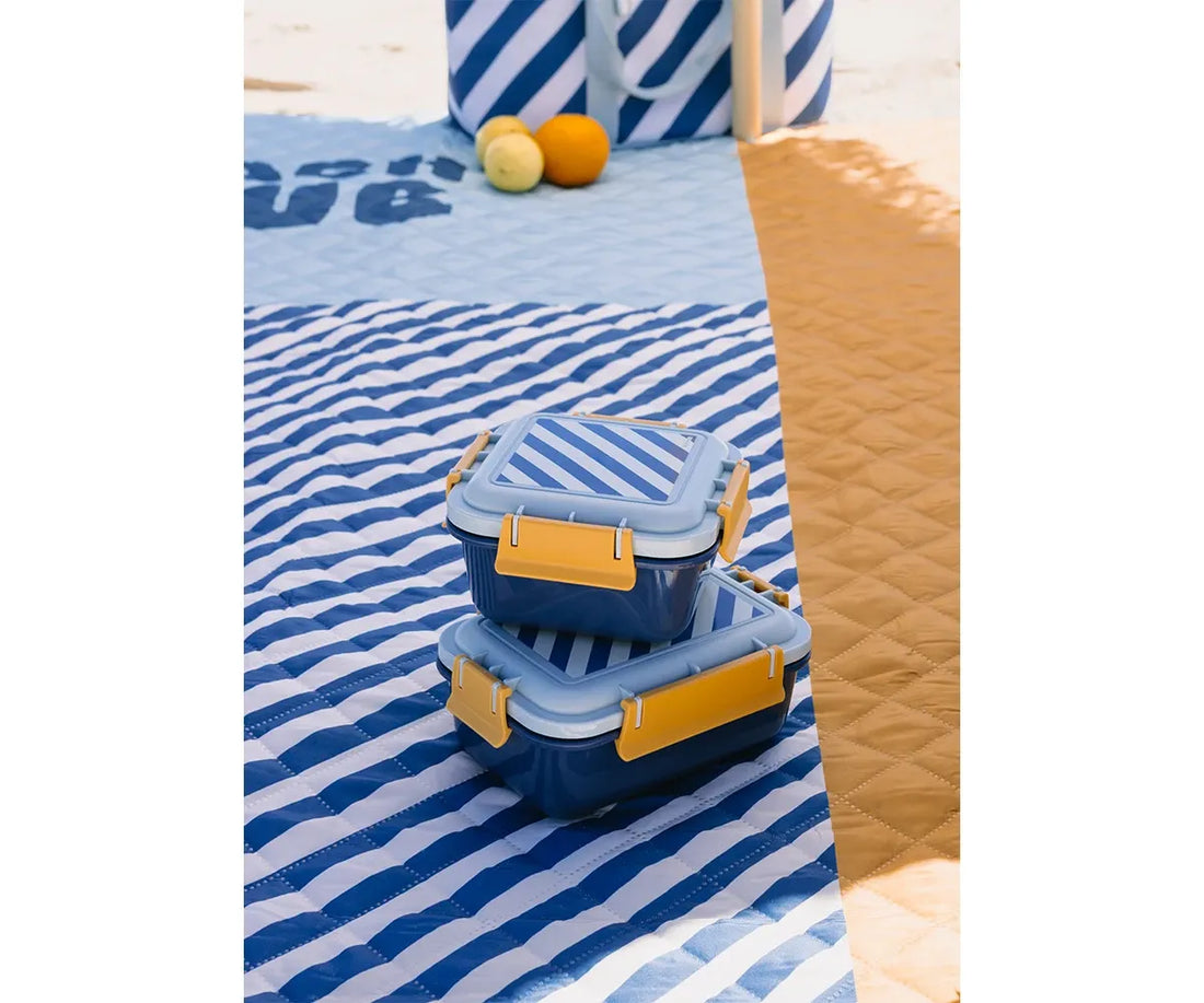 Lancheira grande Stripes Blues &amp; Beyond