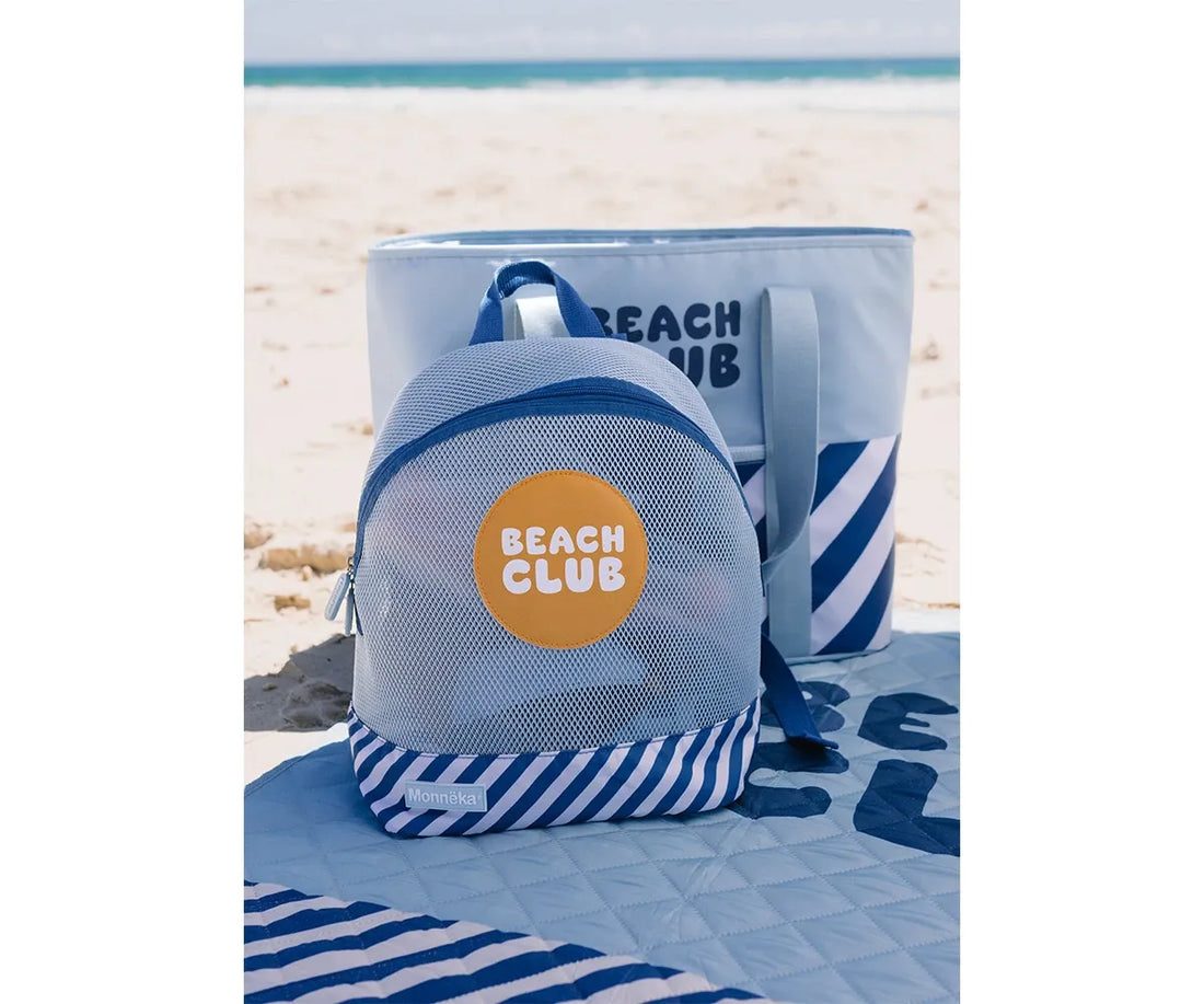 Mochila praia anti-areia Stripes Blue &amp; Beyond