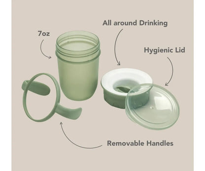 Copo de treino 360º 200 ml soft sand