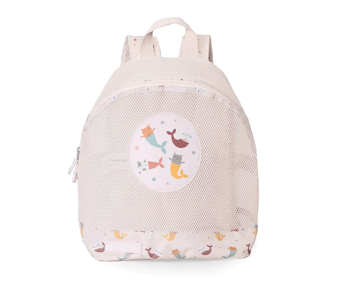 Mochila praia anti-areia Mermaid Cats