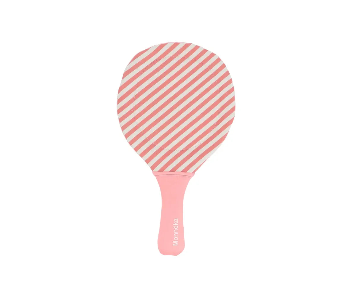 Raquetes de neoprene Stripes Bloom &amp; Blush + bola