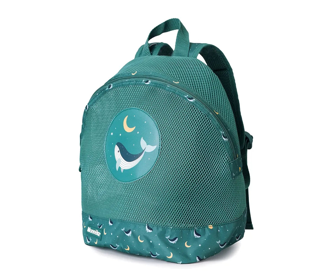 Mochila praia anti-areia Whale Teal