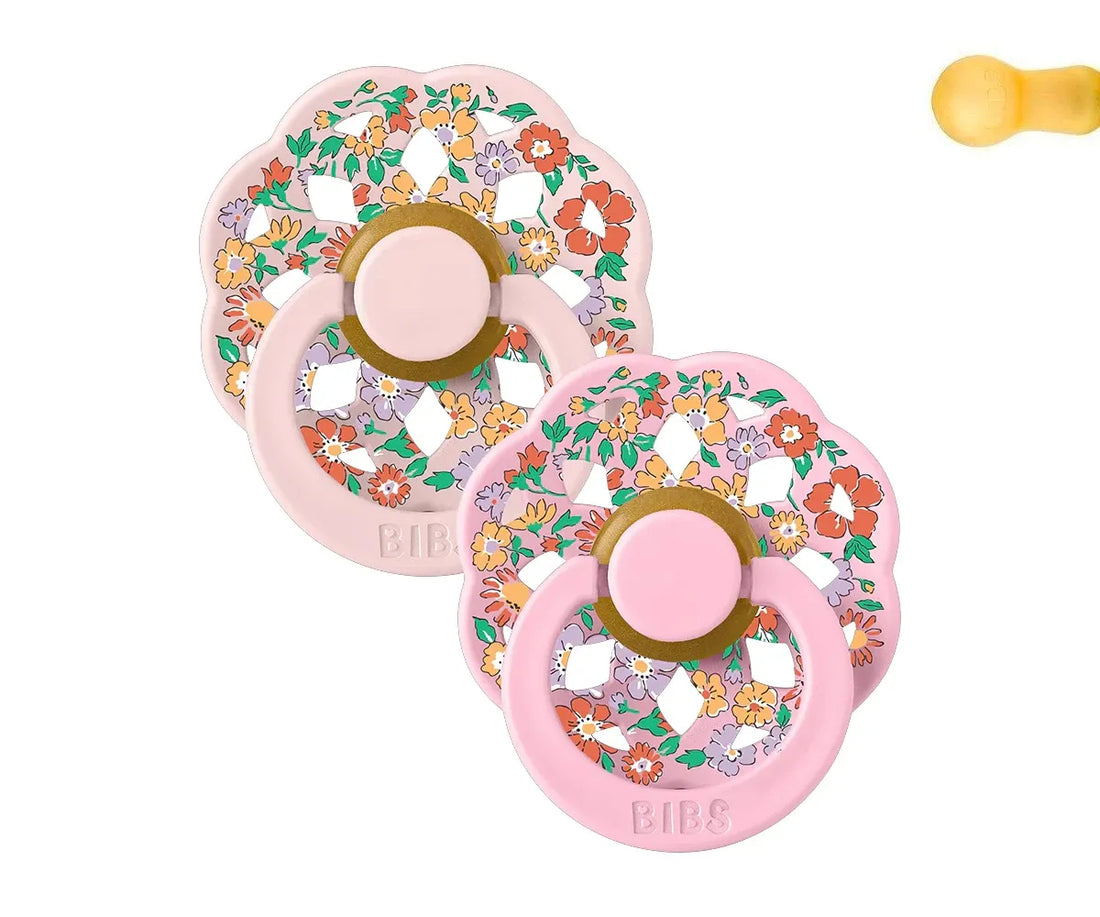 2 chupetas BIBS Boheme x Liberty Oscar Meadow Blossom Mix