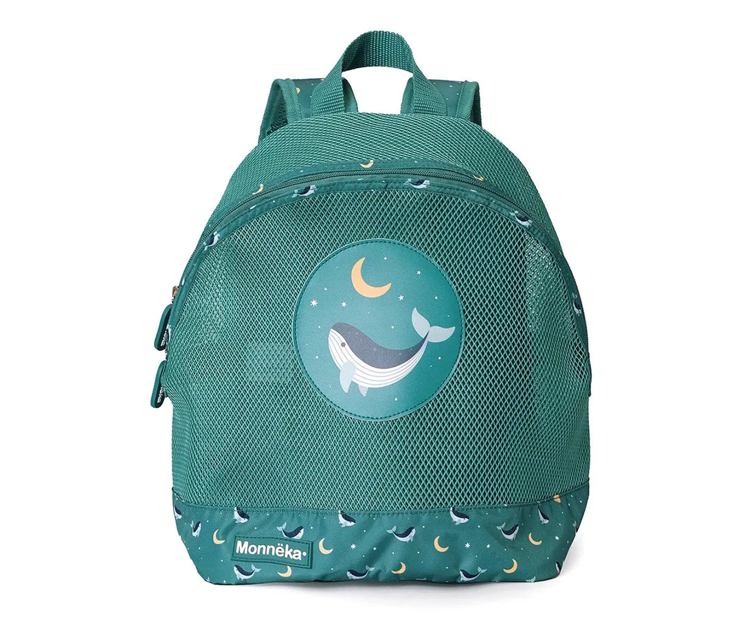 Mochila praia anti-areia Whale Teal