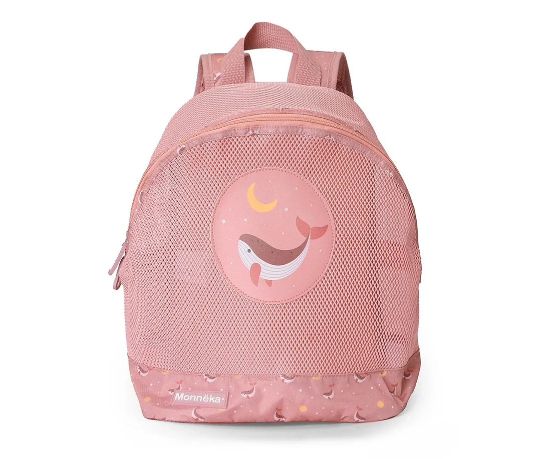 Mochila praia anti-areia Whale Pink