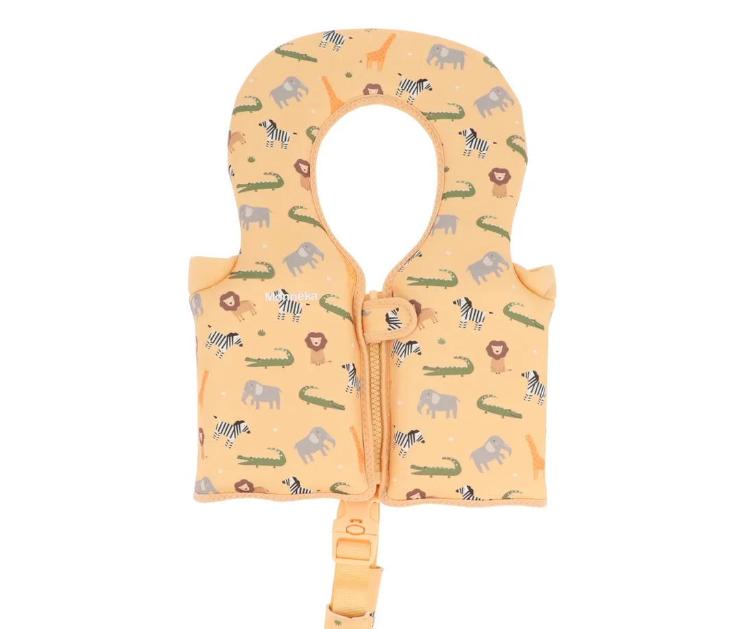 Colete flutuador Wild Animals Learning 1-2 anos