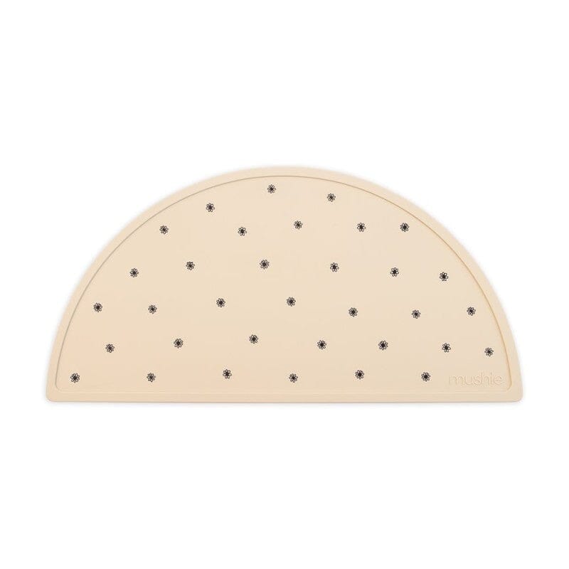 Individual marcador de silicone black daisy meal mushie