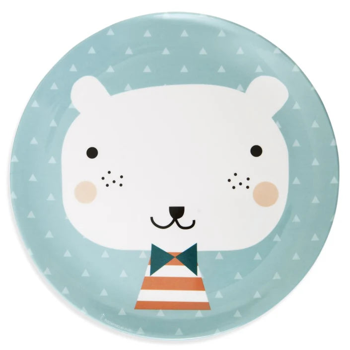 Prato bear triangles azul