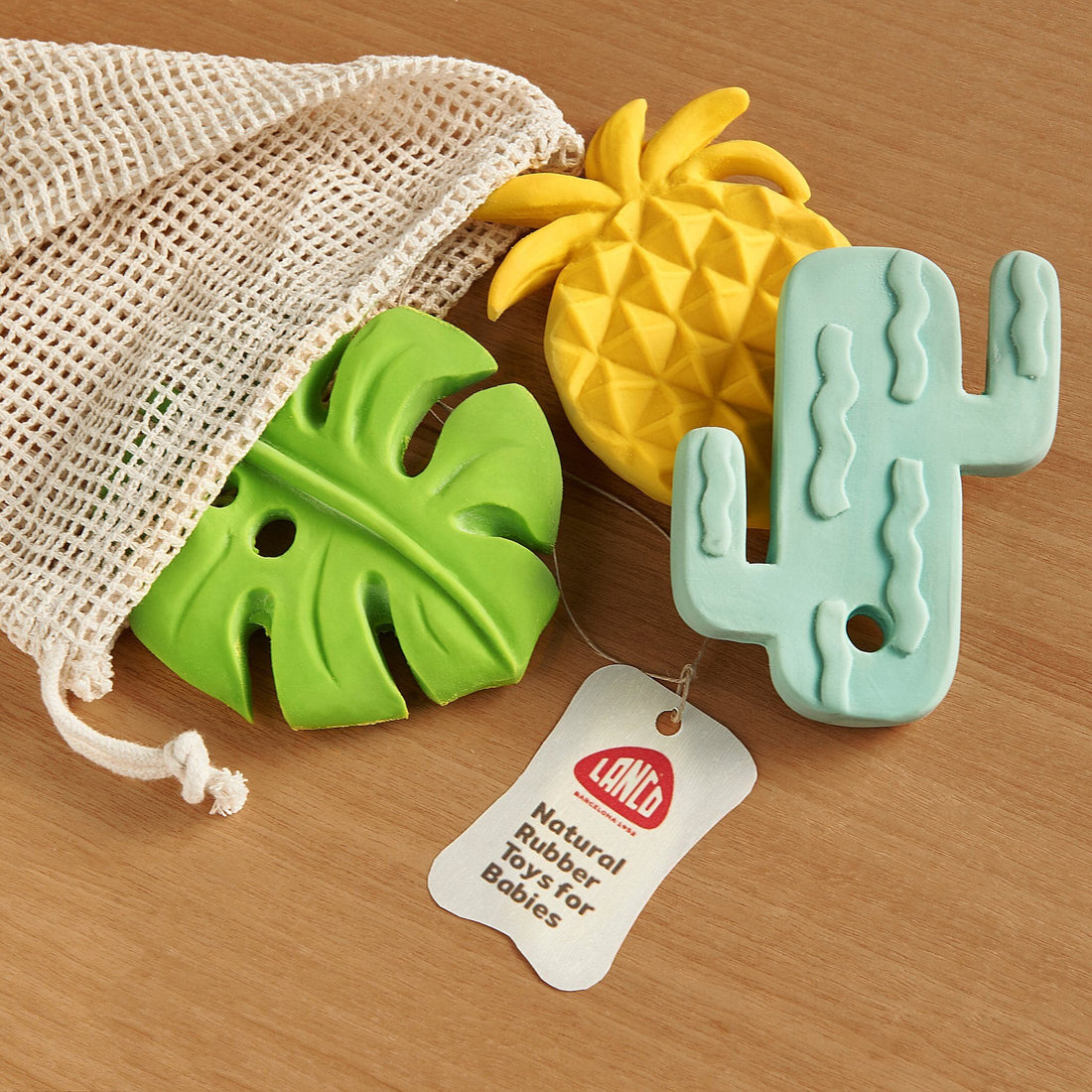 Brinquedo sensorial | mordedor folha de Monstera Toys Lanco