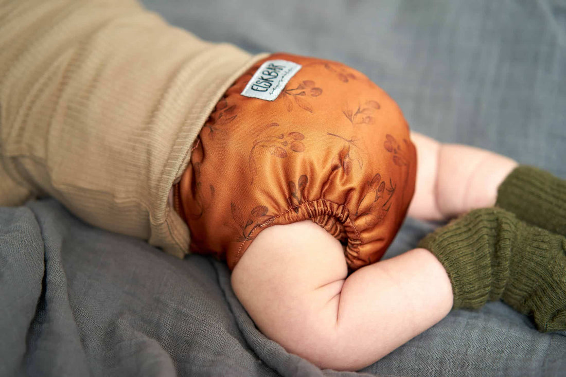 Natural newborn goji Elskbar Diaper Elskbar
