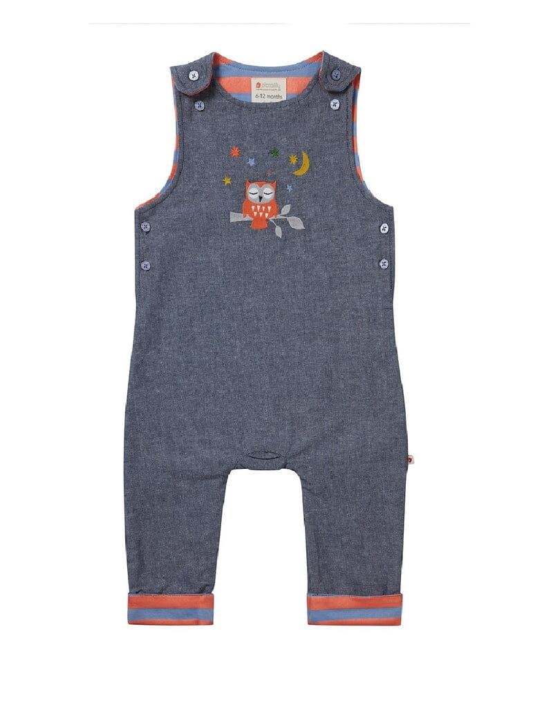 Macacão cambraia mocho Dungarees Piccalilly 