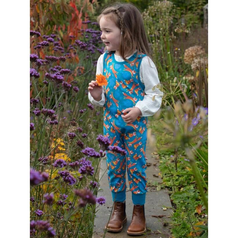 Macacão raposinhas Dungarees Piccalilly 