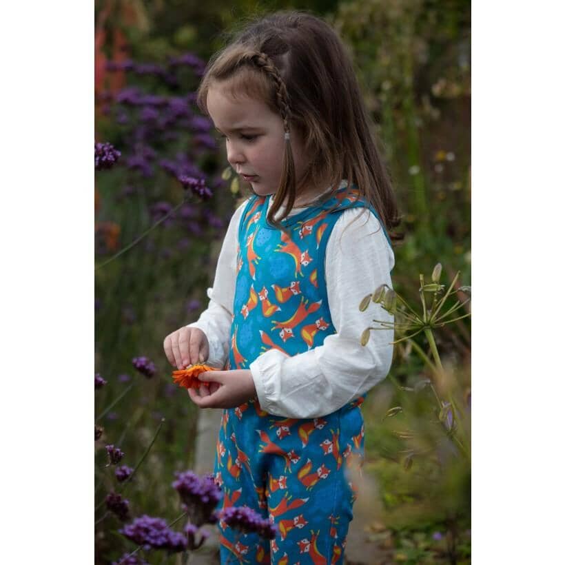 Macacão raposinhas Dungarees Piccalilly 