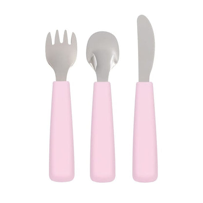 3 talheres Feedie powder pink meal we might be tiny 