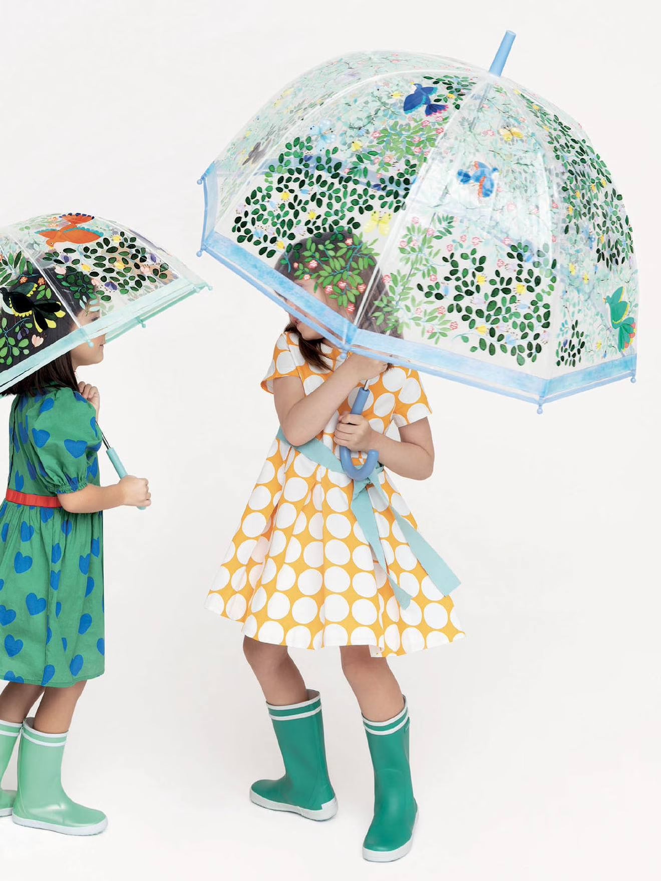 Guarda-chuva flores &amp; pássaros