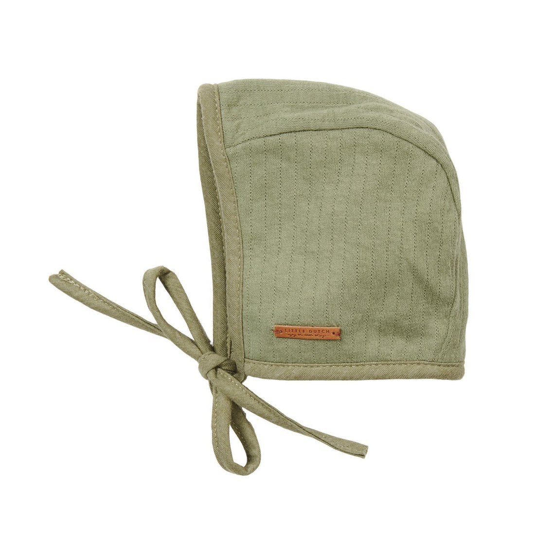 Baby cap pure olive Little Dutch bonnet Little Dutch