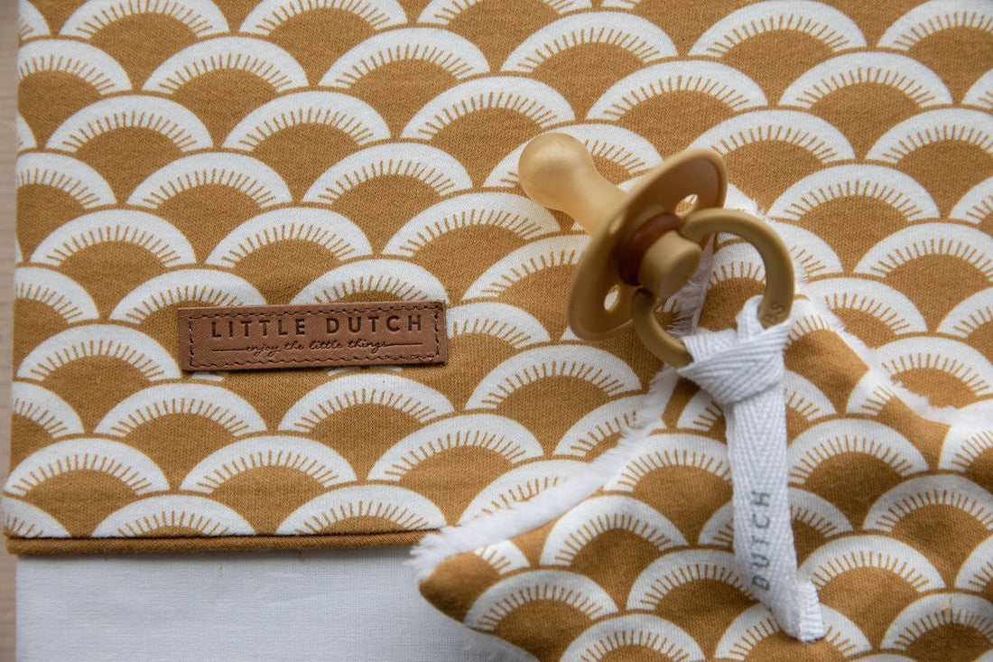 Pacifier holder sunrise ochre Little Dutch Bib Little Dutch 