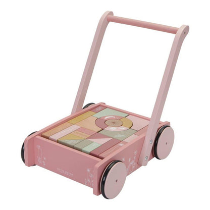 Baby walker and blocks wild flower Little Dutch Toys Little Dutch 