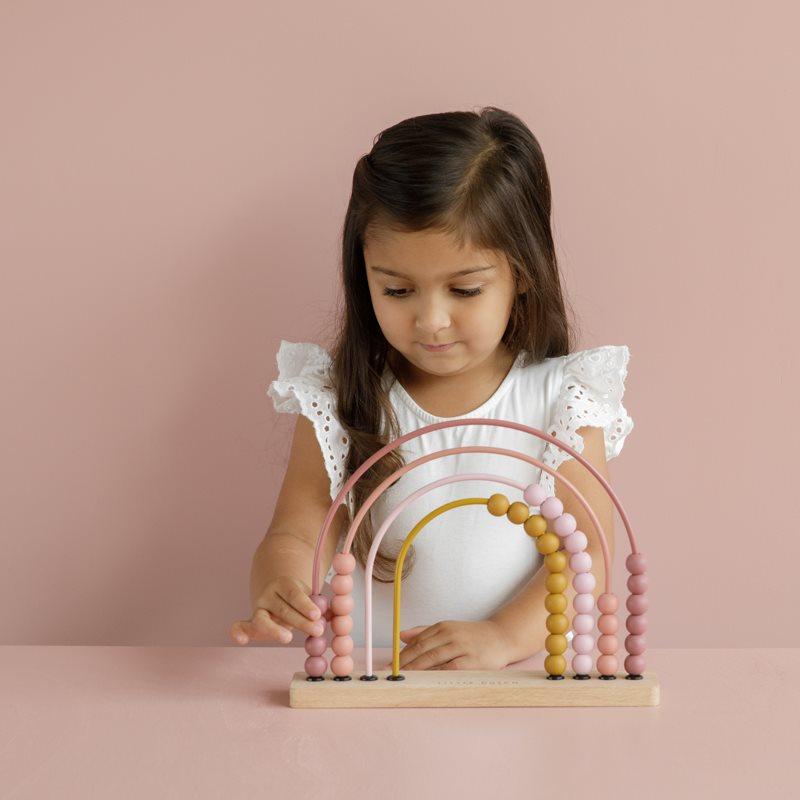 Rainbow abacus pink Little Dutch Toys Little Dutch 