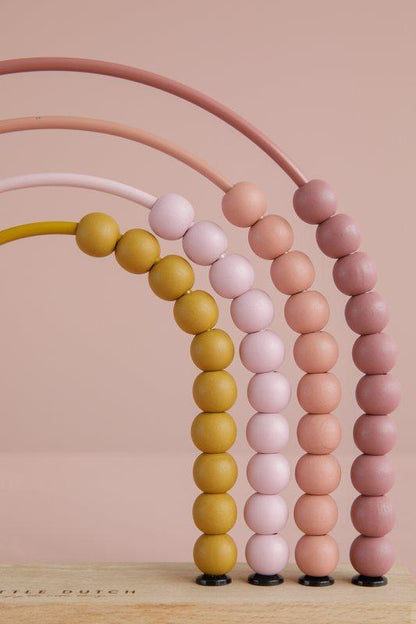 Rainbow abacus pink Little Dutch Toys Little Dutch 