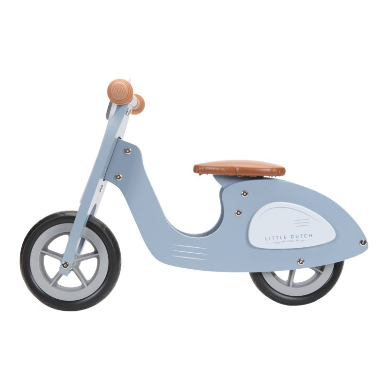 Wooden scooter | balance bike blue Little Dutch Toys Little Dutch