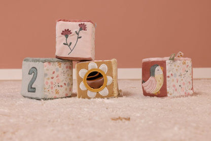 Set of soft cubes flowers &amp; butterflies Little Dutch Toys Little Dutch 