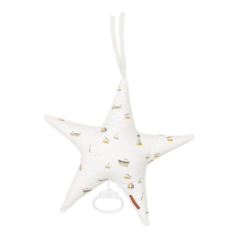 Star-shaped music box sailors bay white Little Dutch Accessories Little Dutch 