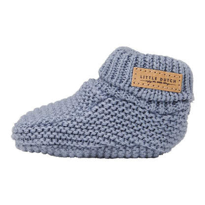 Botinhas recém-nascido malha blue socks Little Dutch 