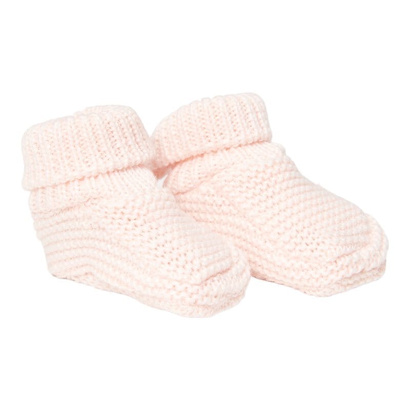 Botinhas recém-nascido malha rosa claro socks Little Dutch 