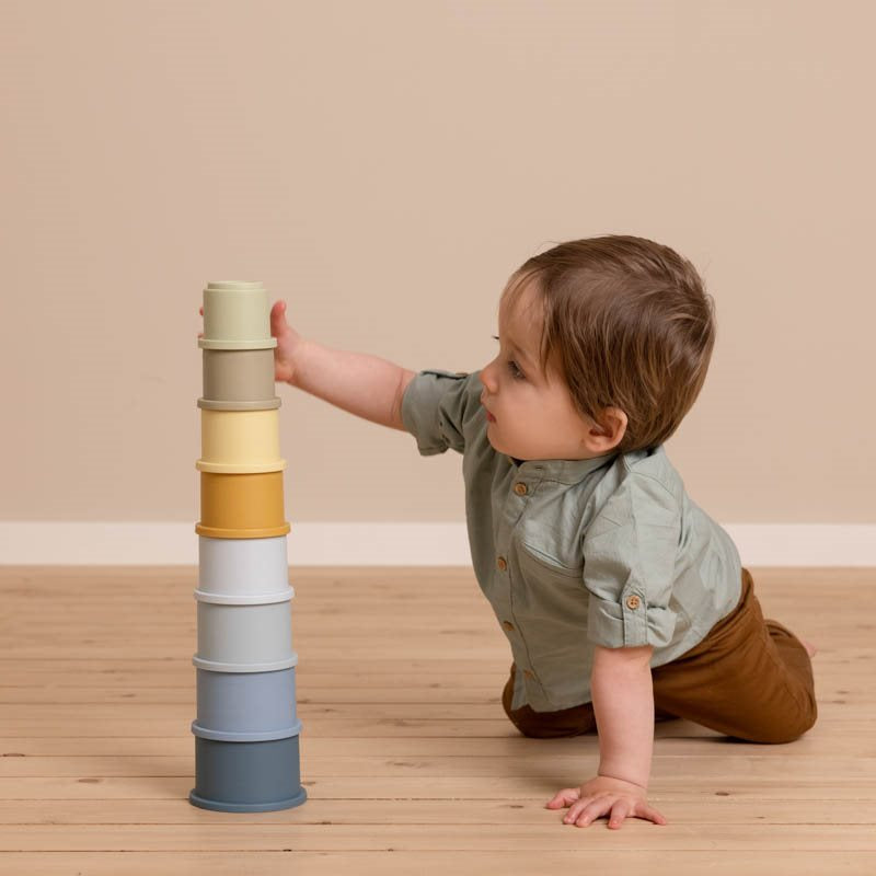 Stacking cups blue Little Dutch Toys Little Dutch 