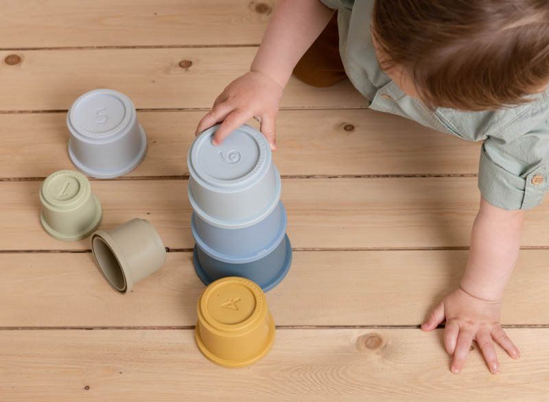 Stacking cups blue Little Dutch Toys Little Dutch 