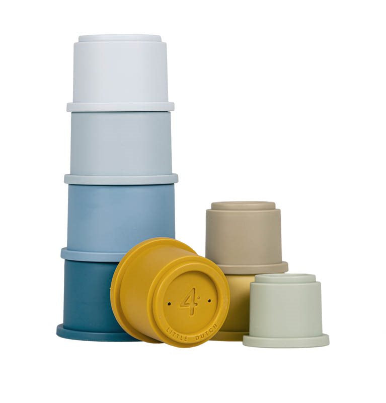 Stacking cups blue Little Dutch Toys Little Dutch 