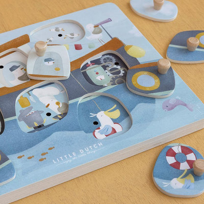 Sound Puzzle Sailors Bay Little Dutch Toys Little Dutch 