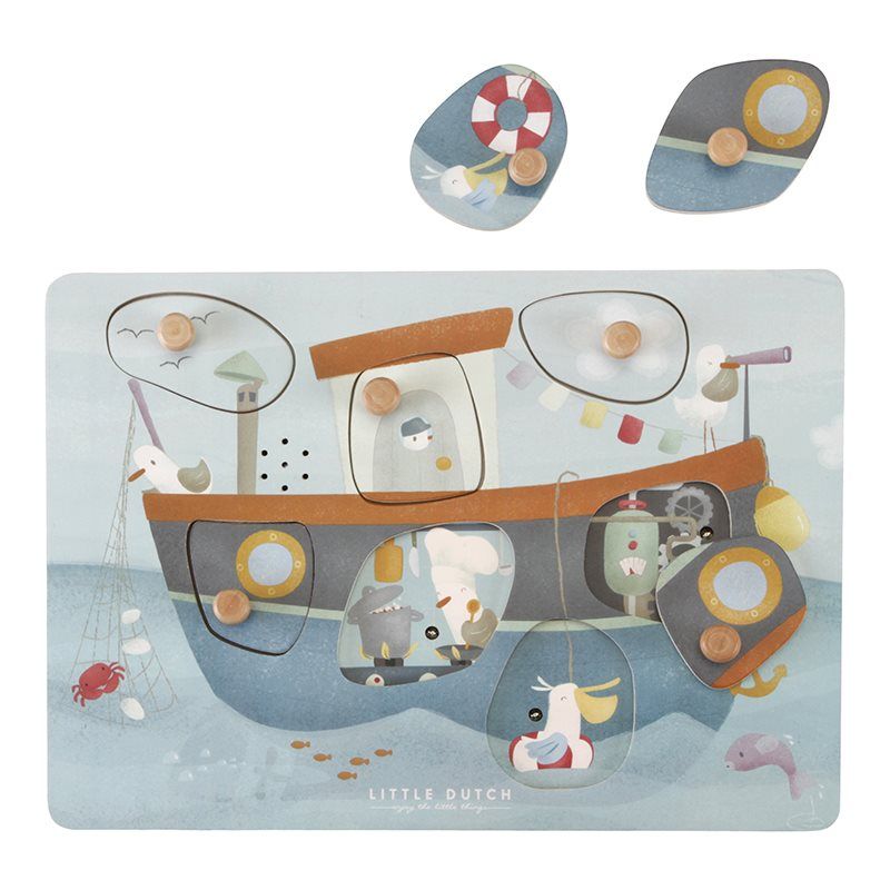 Sound Puzzle Sailors Bay Little Dutch Toys Little Dutch 