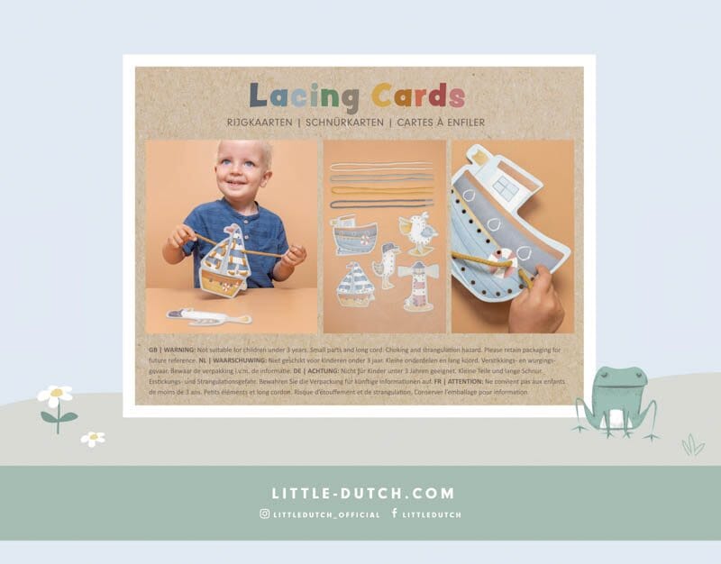 Treinar a motricidade fina sailors bay Toys Little Dutch 