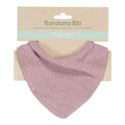 Babete bandana pure mauve babete Little Dutch 