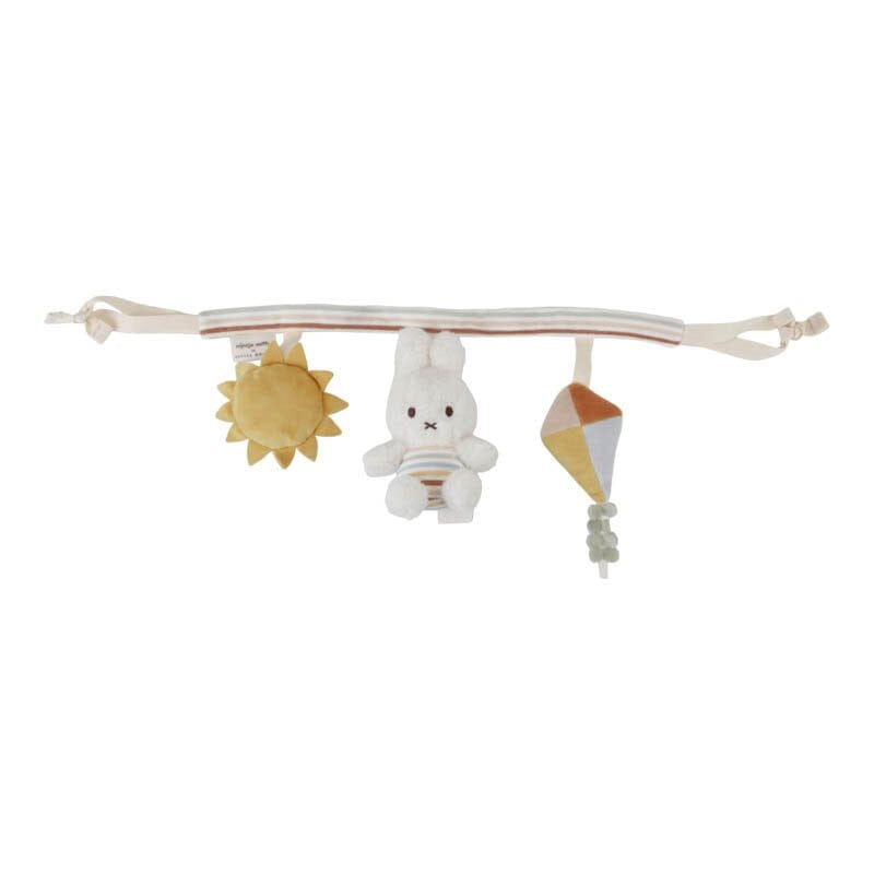 Grinalda p/ carrinho bebé Miffy vintage sunny stripes Toys Little Dutch 