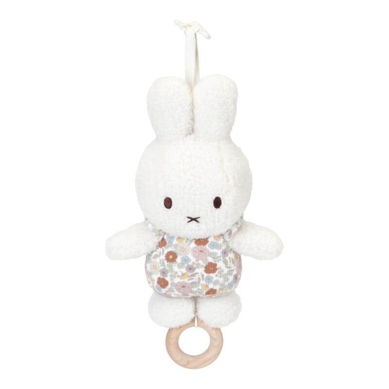 Caixa de música Miffy vintage little flowers Toys Little Dutch