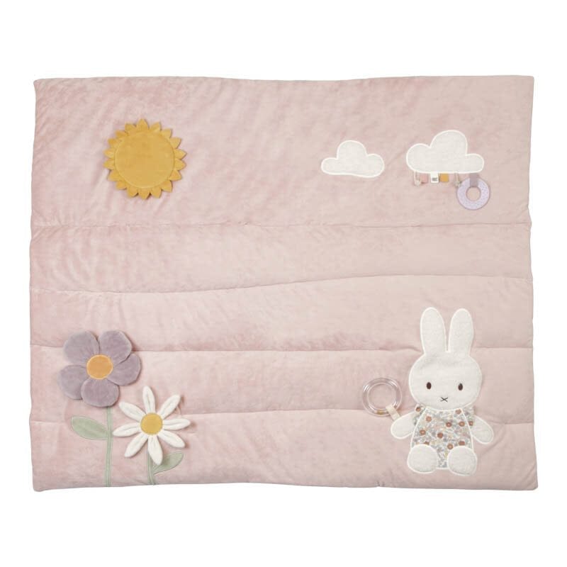 Tapete de atividades Miffy vintage little flowers Little Dutch 
