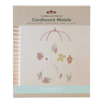 Mobile deco flowers &amp; butterflies mobile Little Dutch 