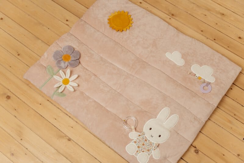 Tapete de atividades Miffy vintage little flowers Little Dutch 