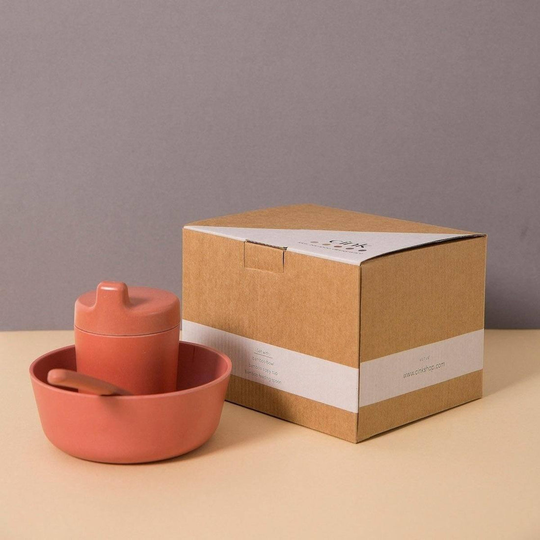 Baby gift box brick cink dinnerware cink