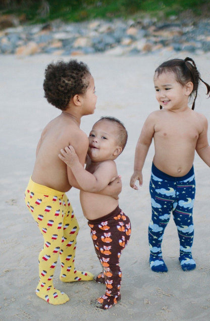 Lemon Lightening Tights tights Slugs &amp; Snails 