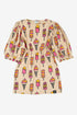 Puffed sleeve dress ice cream Kukukid dress Kukukid 